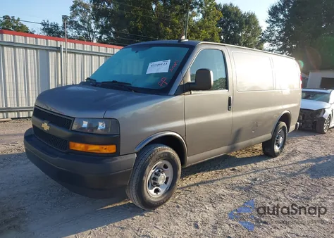 2020 Chevrolet Express Cargo Rwd 2500 Regular Wheelbase Wt from USA, damaged, VIN 1GCWGAFP7L1255713